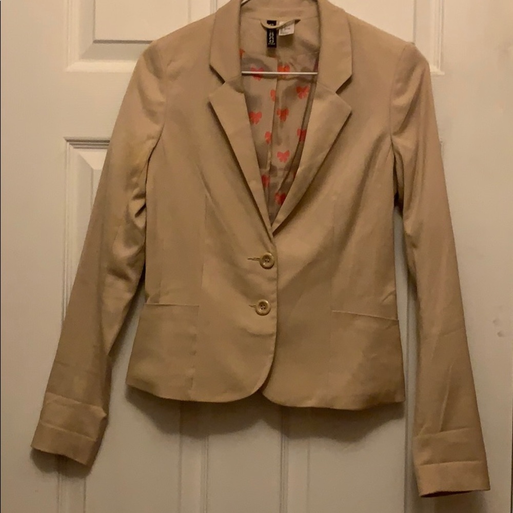 BEAUTIFUL Blazer, Color: Nude, Size: 4 us, H&M.